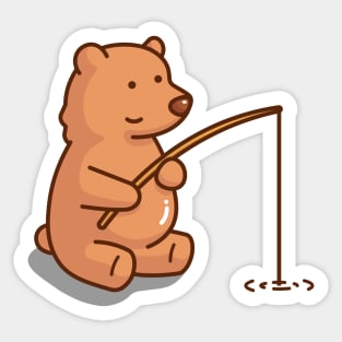 Fishy Beary Sticker